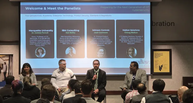 MOCS executive panel discussing OT cybersecurity